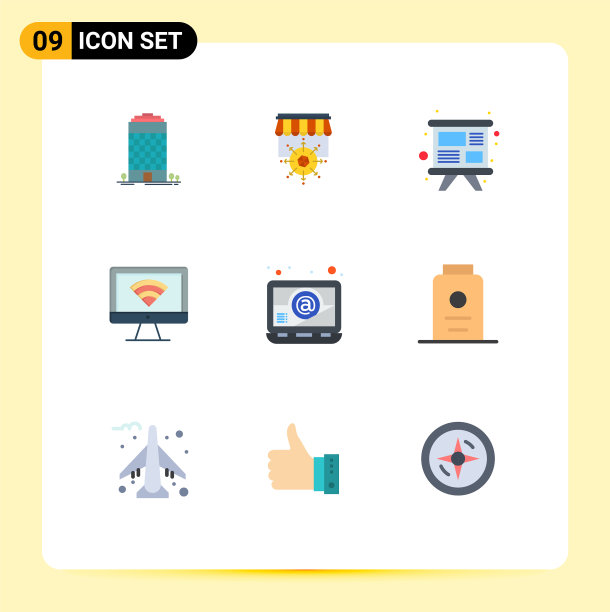 9 .主题平色和可编辑的符号图片下载