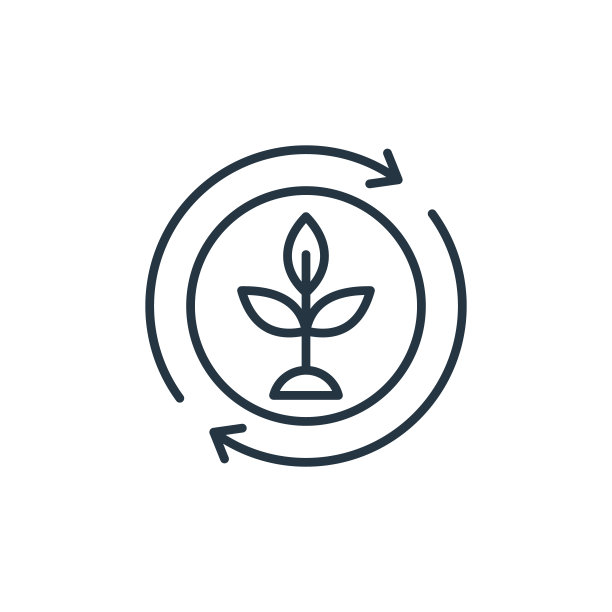 白色背景上的循环矢量图标。网站设计和移动应用程序开发的轮廓，细线循环图标。细线循环轮廓图标矢量图。图片下载