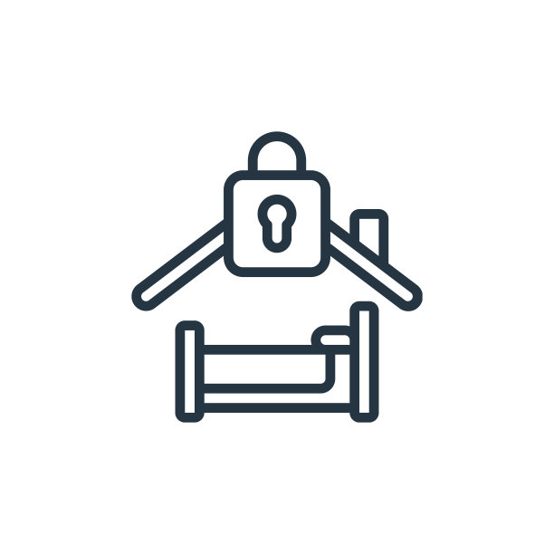 卧室矢量图标孤立的白色背景。轮廓，细线卧室图标用于网站设计和手机，应用程序开发。细线卧室轮廓图标矢量插图。图片下载