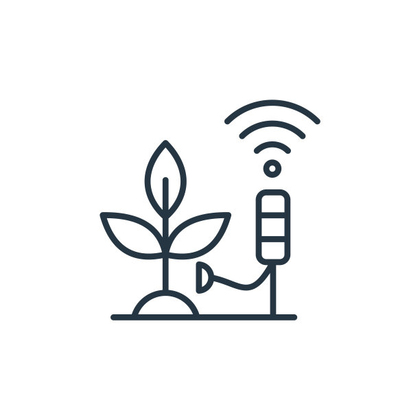智能农场矢量图标孤立在白色背景。轮廓，细线智能农场图标，用于网站设计和移动，应用程序开发。细线智能农场轮廓图标矢量插图。图片下载
