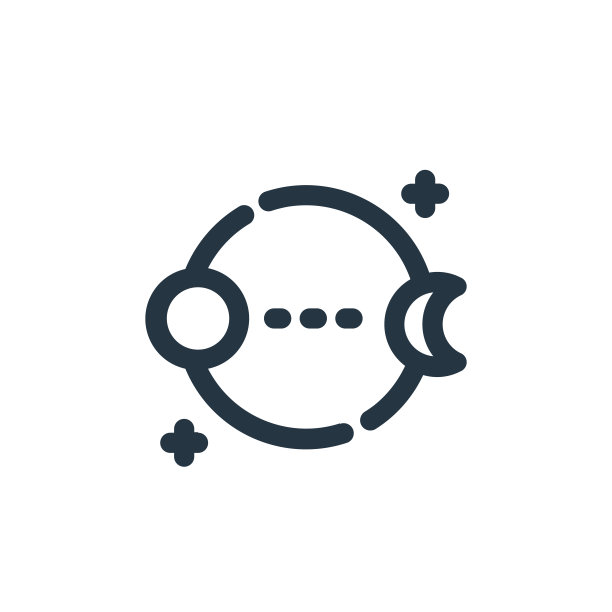 月亮矢量图标孤立在白色背景上。轮廓，细线月亮图标的网站设计和移动，应用程序开发。细线月亮轮廓图标矢量插图。图片下载