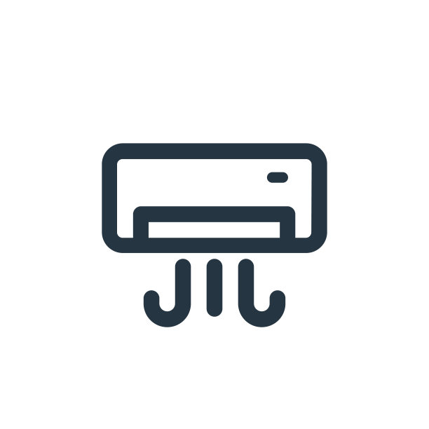 空调矢量图标隔离在白色背景。大纲，细线空调图标用于网站设计和手机，应用程序开发。细线空调轮廓图标矢量。图片下载