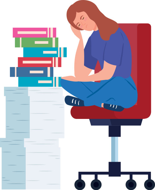 坐在椅子上的女人压力发作了图片下载