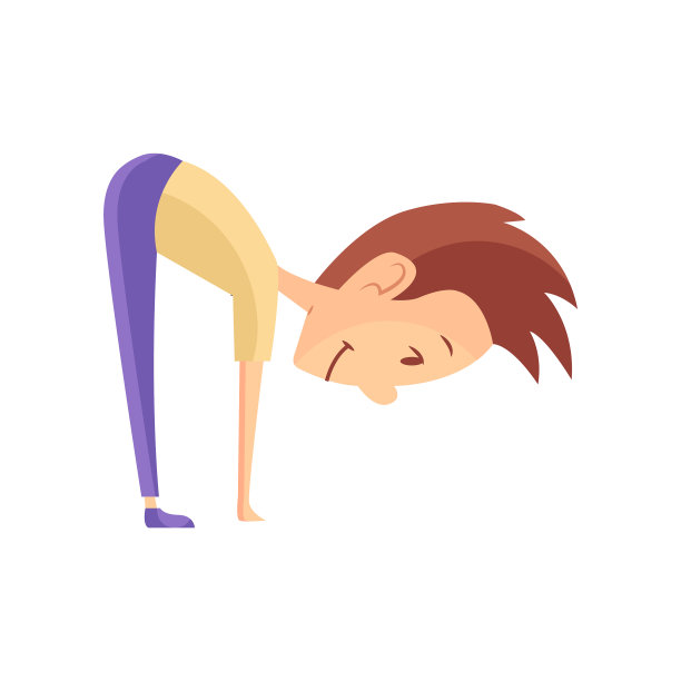 健身运动男孩摆姿势和做体操图片下载