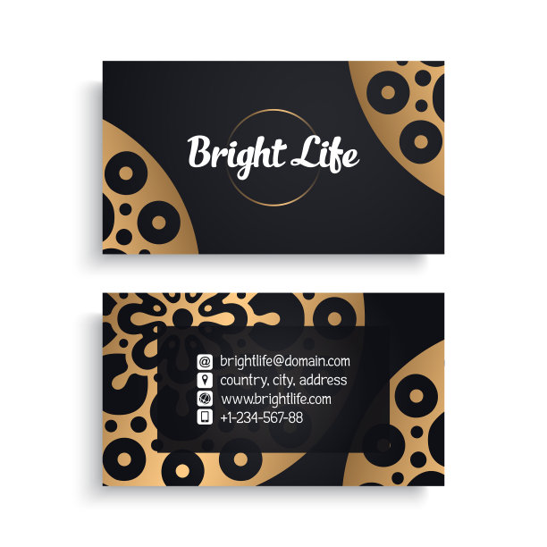 名片复古装饰元素图片下载