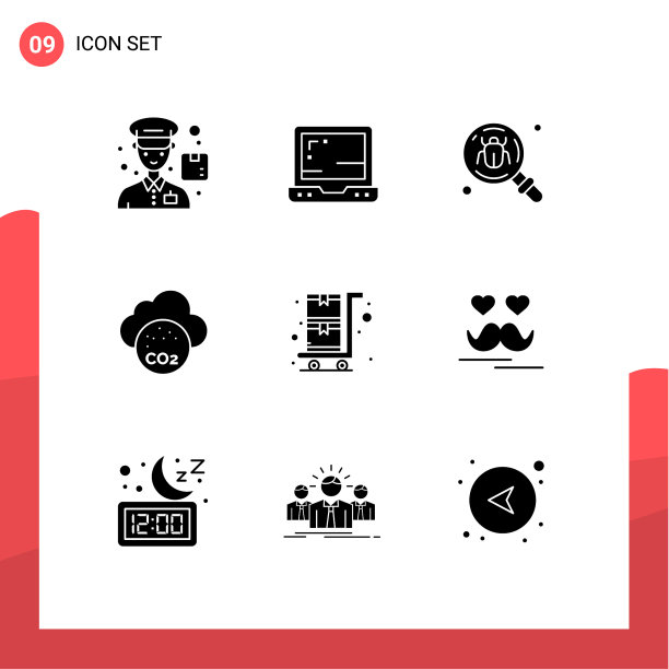 通用图标符号组9现代立体图片下载