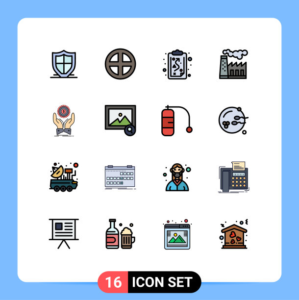 为卷筒纸设置16条通用平色填充线图片下载