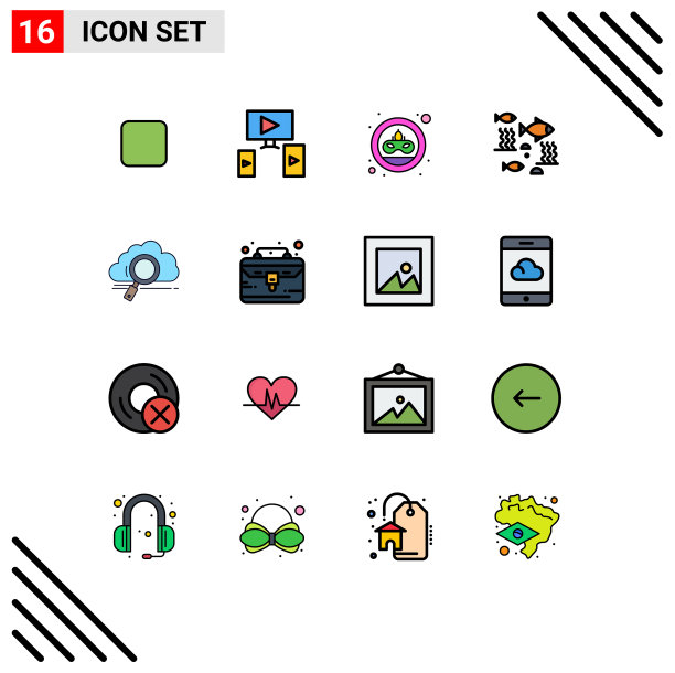 移动界面平色填充线设置16图片下载