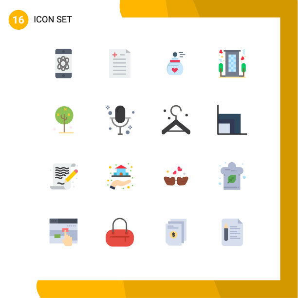 现代集16平色象形花图片下载