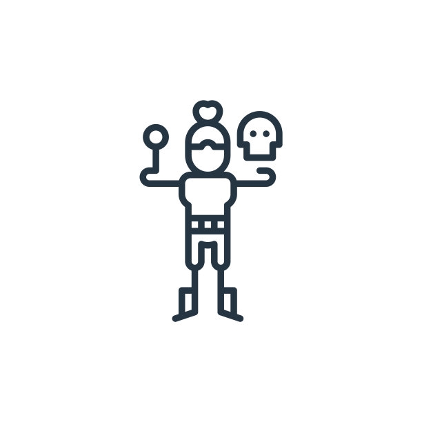 人类学矢量图标孤立在白色背景。大纲，细线人类学图标网站设计和移动，应用程序开发。细线人类学轮廓图标矢量插图。图片下载