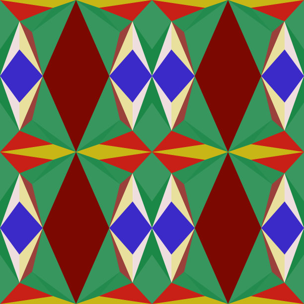 抽象无缝彩色几何图案图片下载