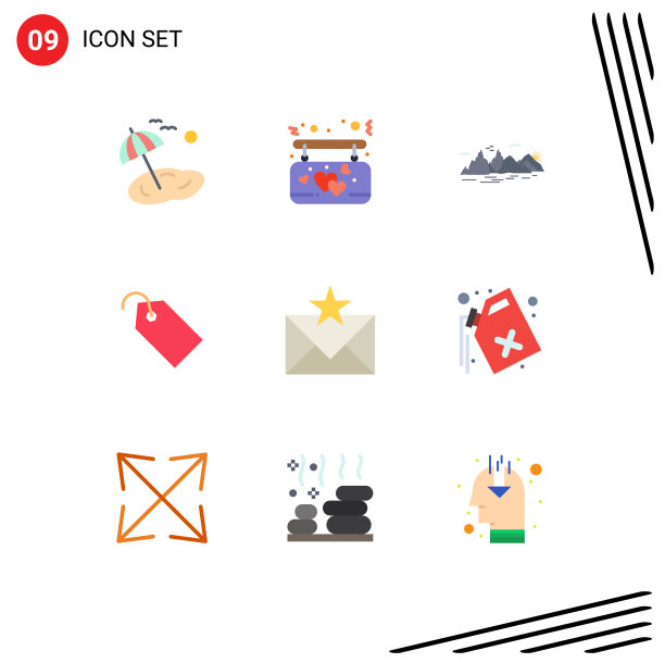 9组现代平面颜色设置图片下载