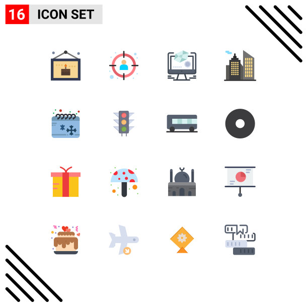 通用图标符号组16现代扁平图片下载