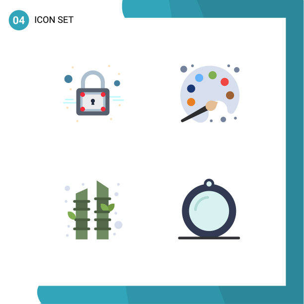 组4平图标符号和符号图片下载