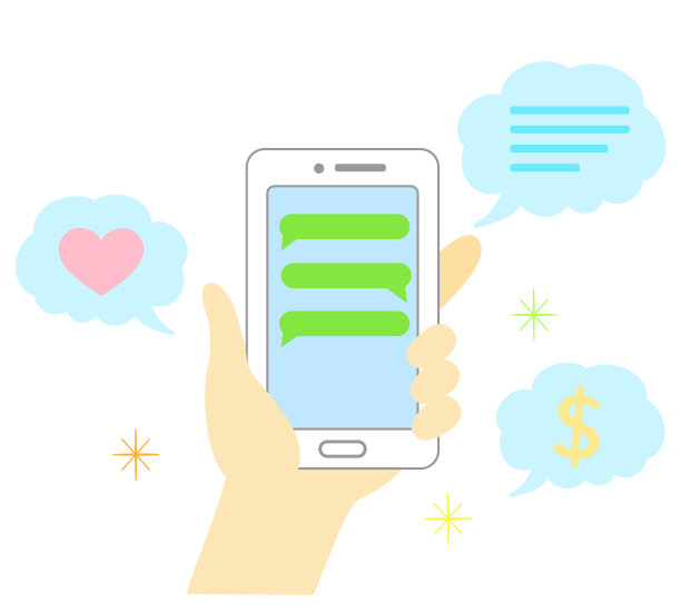 SNS智能手机男女约会应用图片下载