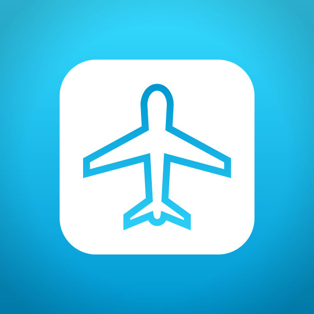 飞行中的飞机矢量素材图片下载