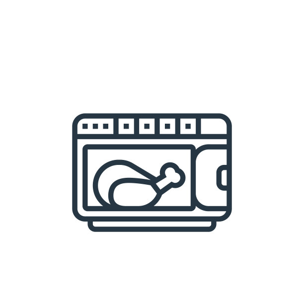 微波图标矢量从家用电器的概念。细线插图微波可编辑的笔触。微波线性标志，用于web和移动应用程序，标志，印刷媒体。图片下载