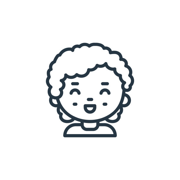 女孩图标向量从儿童形象概念。细线插图的女孩可编辑的笔触。女孩线性符号用于网络和移动应用程序，标志，印刷媒体。图片下载