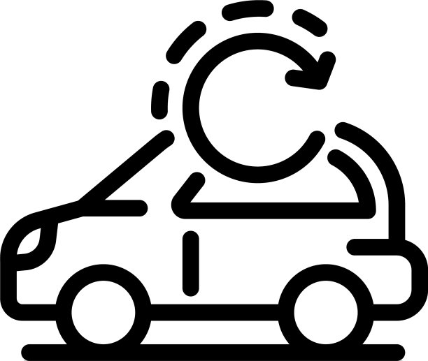 重新加载智能汽车图标轮廓样式图片下载