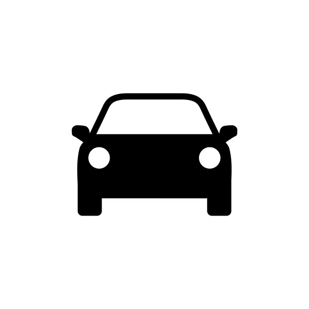 汽车图标，标志孤立的白色背景图片下载