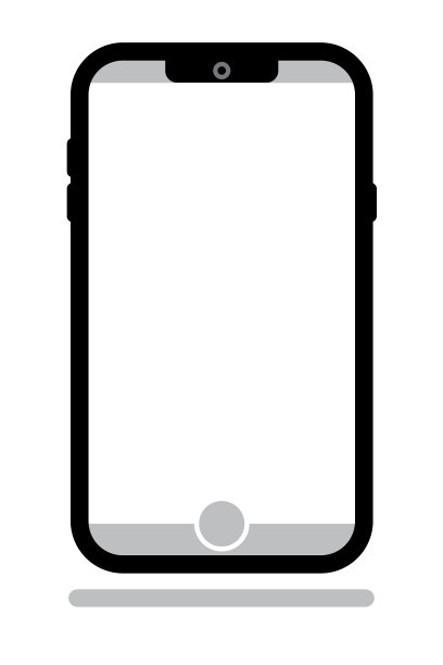 典型的智能手机，为您的内容提供空间图片下载