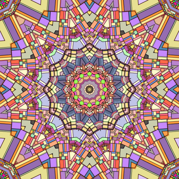 抽象的色彩图案和几何背景图片下载