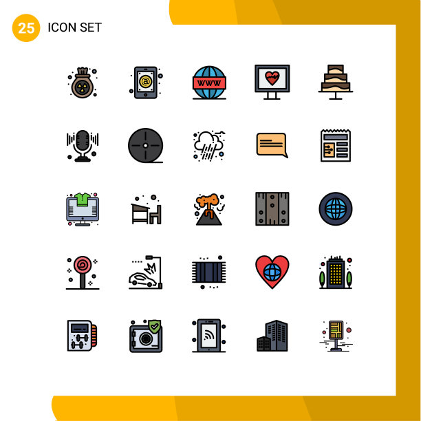 25组填线平色标志和图片下载