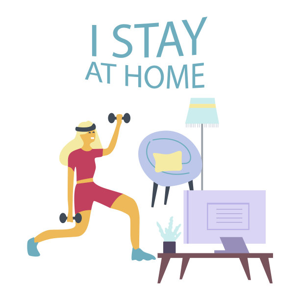 我呆在家里扁平女孩在家图片下载