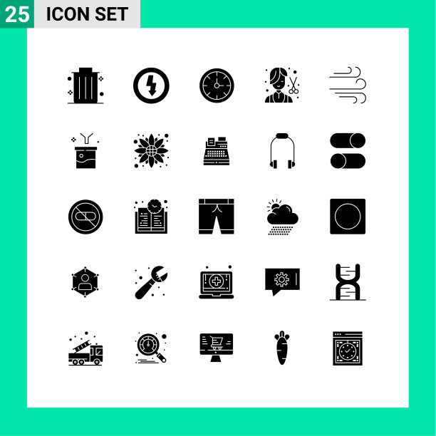 现代集25个立体象形文字之图片下载