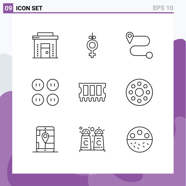 主题提纲和可编辑的符号图片下载