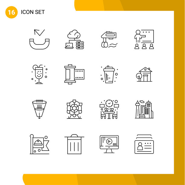 通用图标符号组16现代图片下载