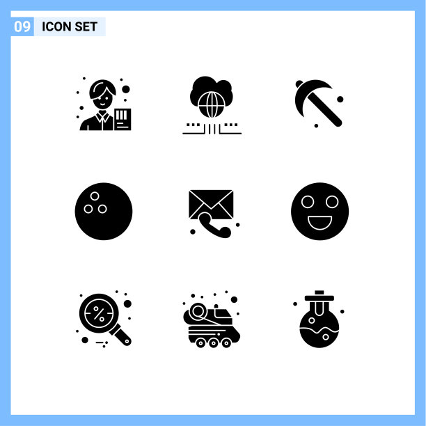 组9现代固体符号设置为呼叫图片下载