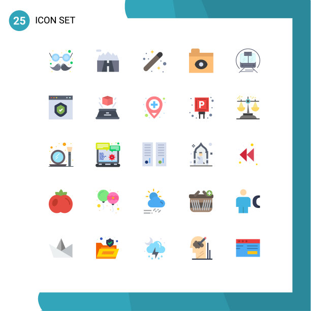 通用的平色标志符号图片下载