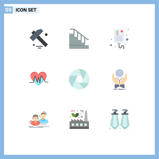 第九组为平色标志和符号图片下载