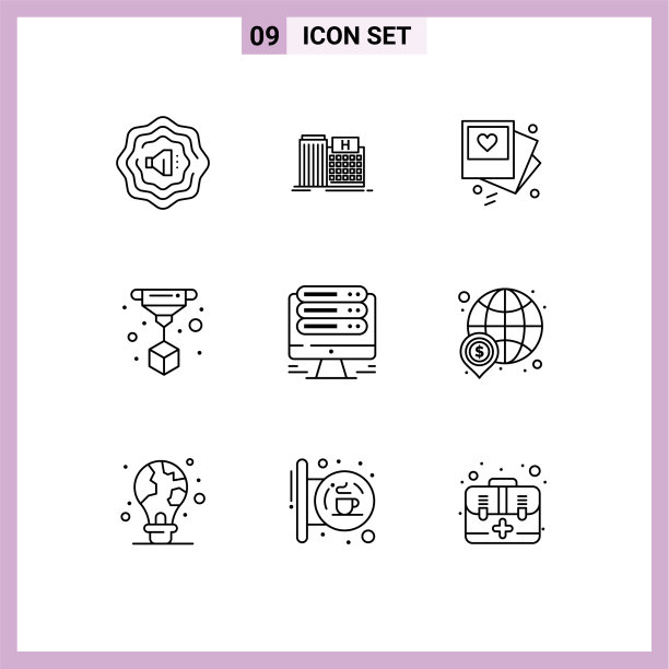 9 .适用于网页和手机的通用大纲图片下载