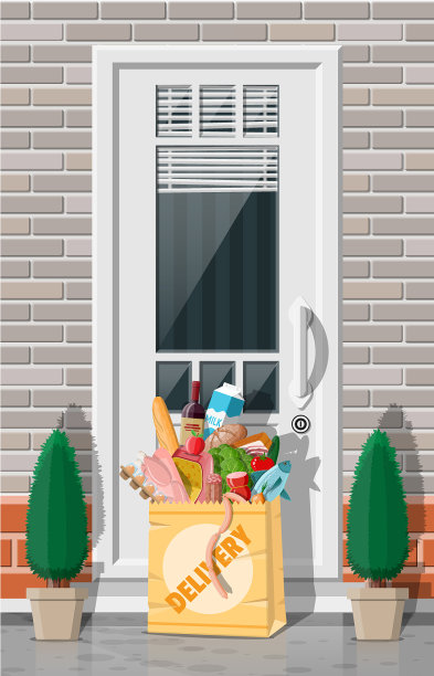 放在门口的纸袋图片下载