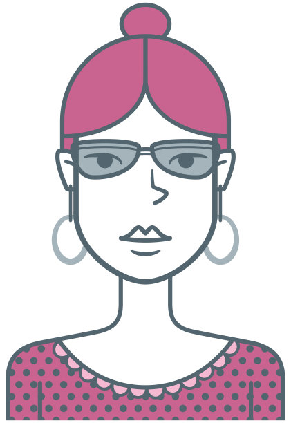 穿着圆点花纹裙子的女孩图片下载