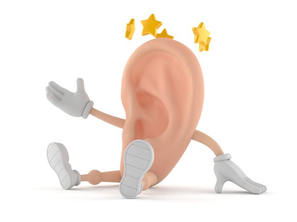 耳朵字符与星星周围的头图片下载