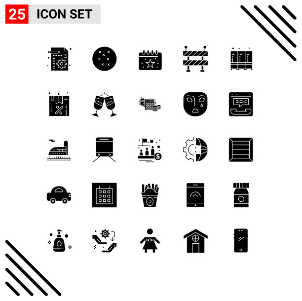 主题立体符号和可编辑符号的25个图片下载