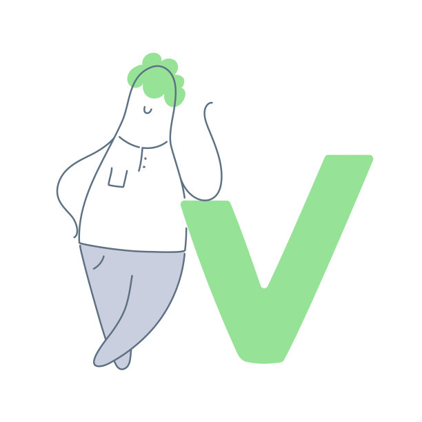 可爱的卡通人物靠在一个勾或勾的标记上，所有的工作都完成了，批文图片下载