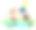 两个小孩在池塘里玩纸船的矢量插图卡通。图片下载