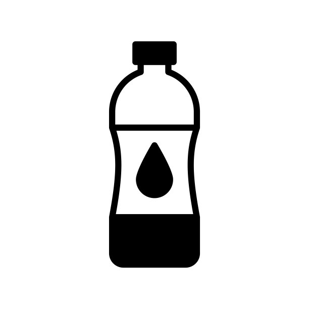 水瓶图标设计矢量模板图片下载