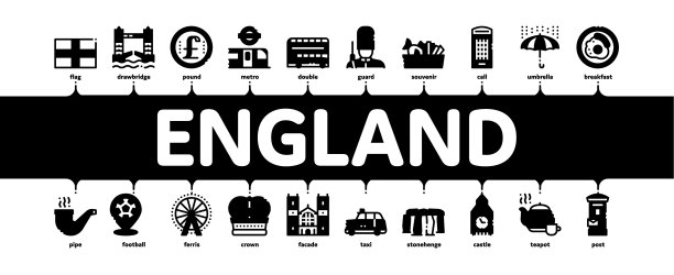 英国英国最小的信息图表横幅图片下载
