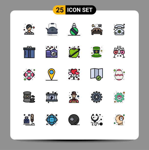 填充线平色包25通用图片下载