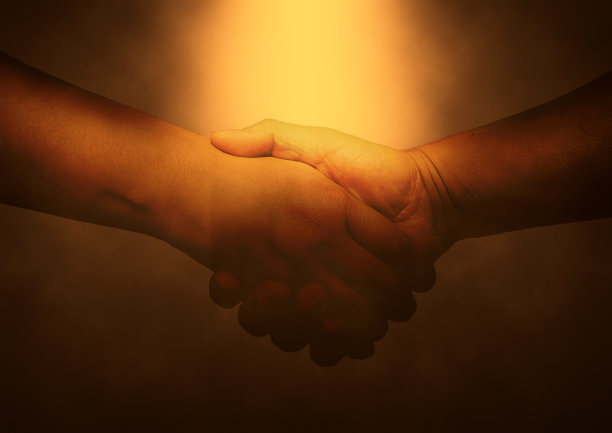 握手的姿势图片下载