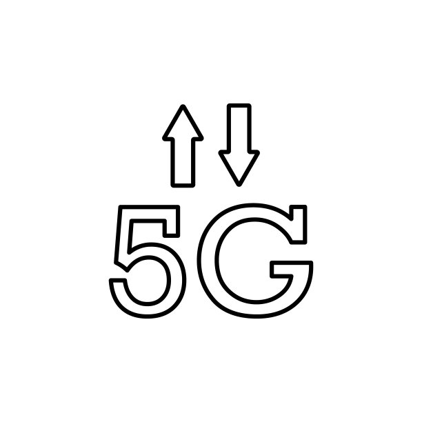 线矢量图标5g，信号，箭头。轮廓矢量图标图片下载