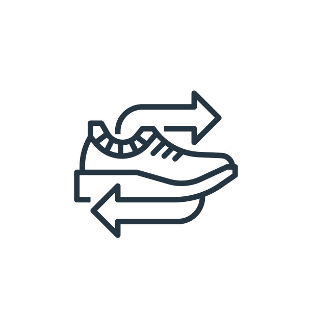 运动鞋矢量图标孤立在白色背景。轮廓，细线运动鞋图标的网站设计和移动，应用程序开发。细线运动鞋轮廓图标矢量插图。图片下载