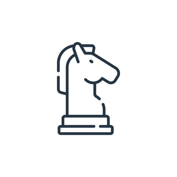 马矢量图标孤立在白色背景。轮廓，细线马图标用于网站设计和移动，应用程序开发。细线马轮廓图标矢量插图。图片下载