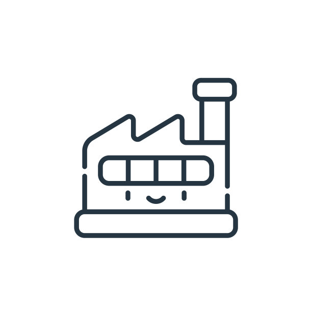 工厂向量图标孤立在白色背景。轮廓，细线工厂图标用于网站设计和移动，应用程序开发。细线工厂轮廓图标矢量插图。图片下载