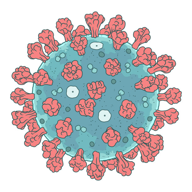 冠状病毒矢量图图片下载